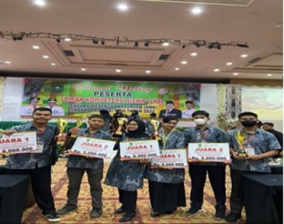 SMK NEGERI 2 PEKANBARU MERAIH PRESTASI LOMBA KOMPETENSI SISWA (LKS)  TINGKAT PROVINSI RIAU TAHUN 2022